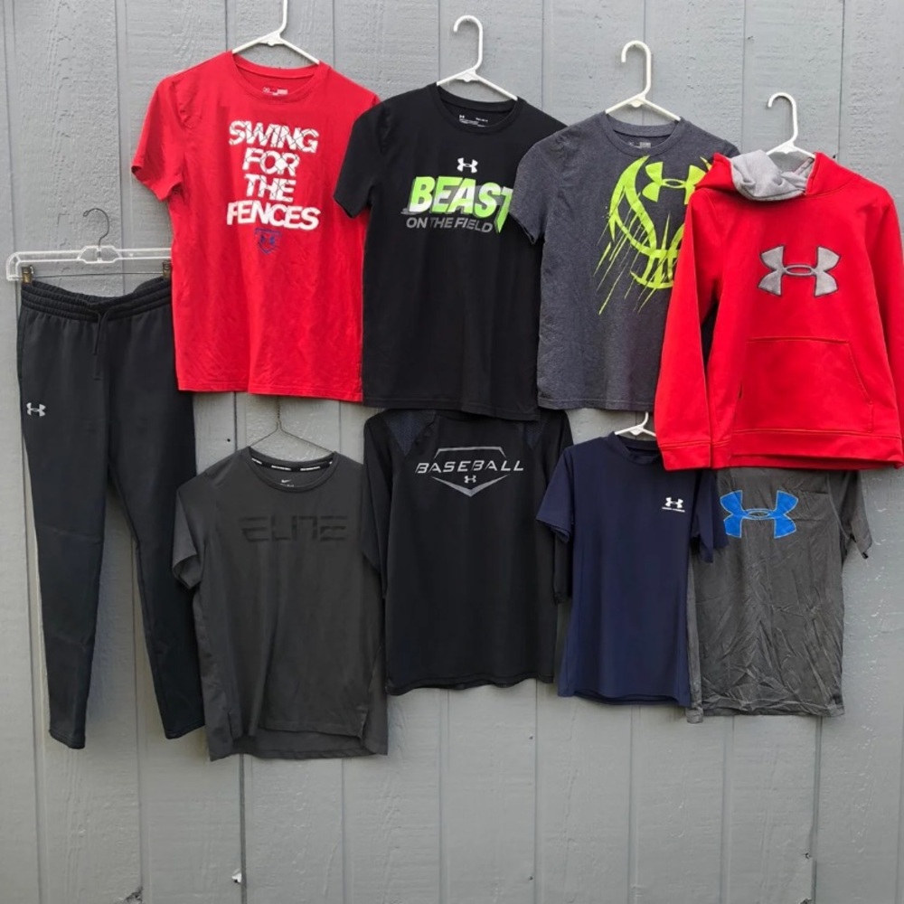 Under Armour and Nike bundle youth Large